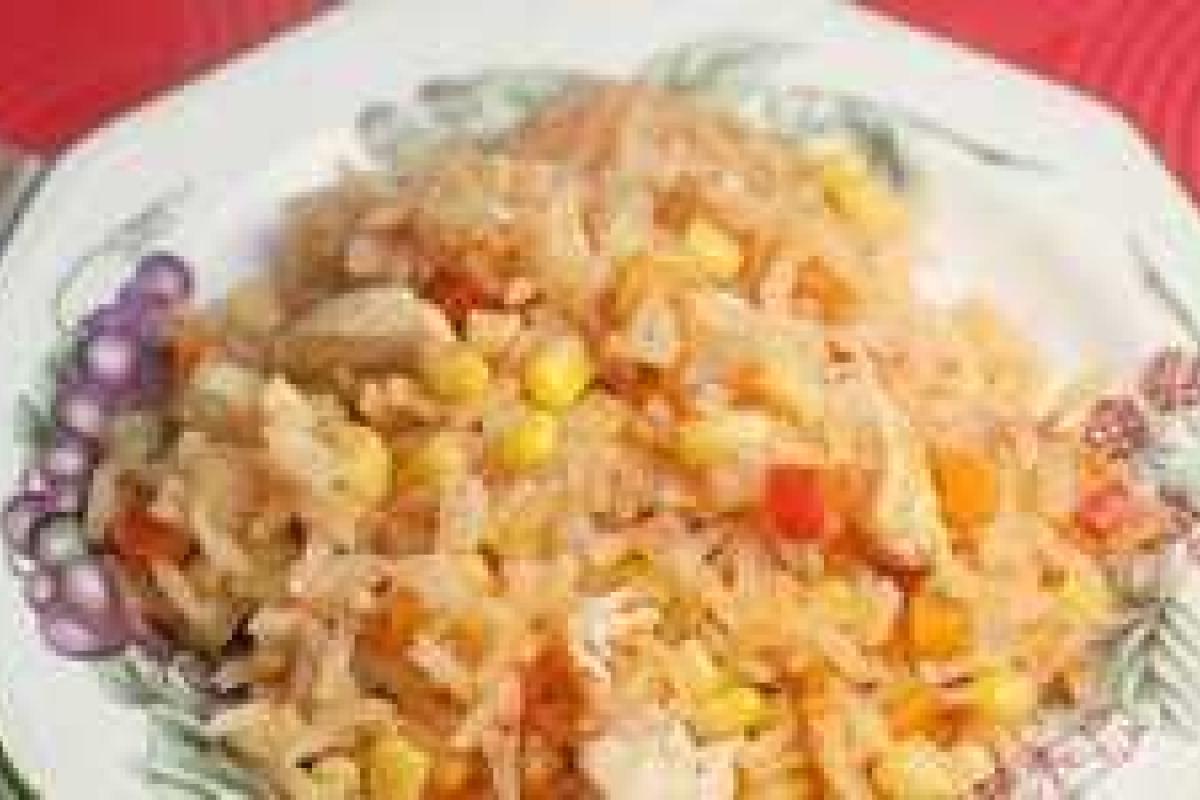 Рис с курицей и овощами Рис с курицей и овощами