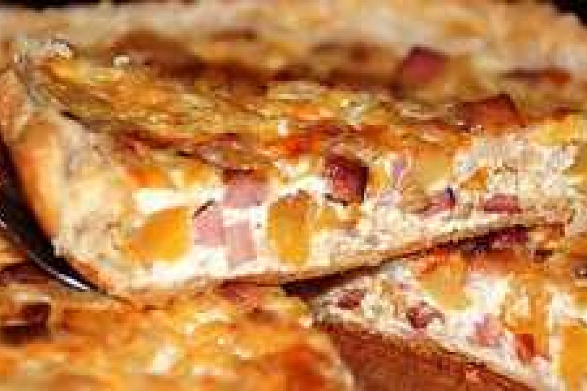 Пирог с цукини и беконом Пирог с цукини и беконом