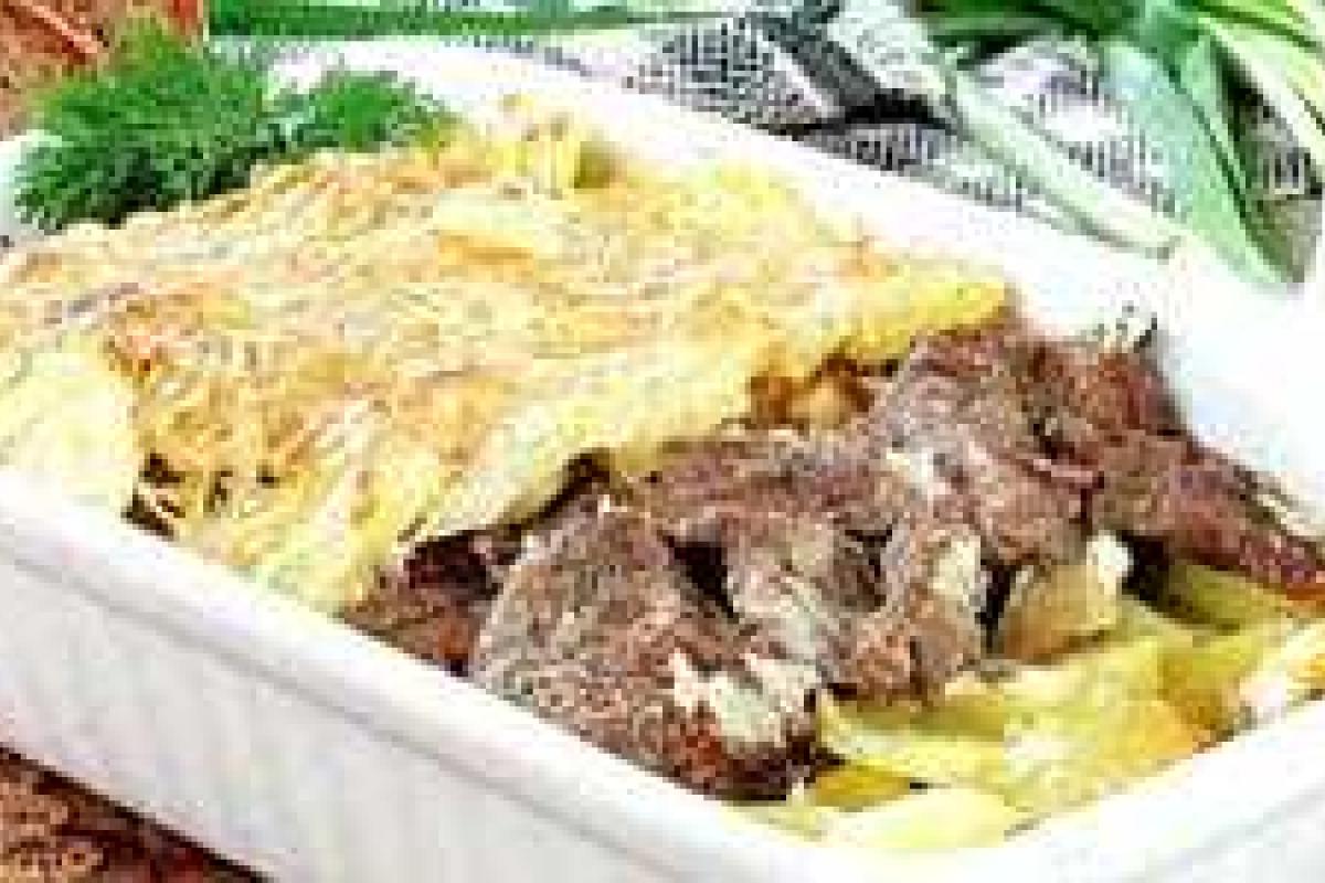 Картофельная запеканка с говядиной Картофельная запеканка с говядиной