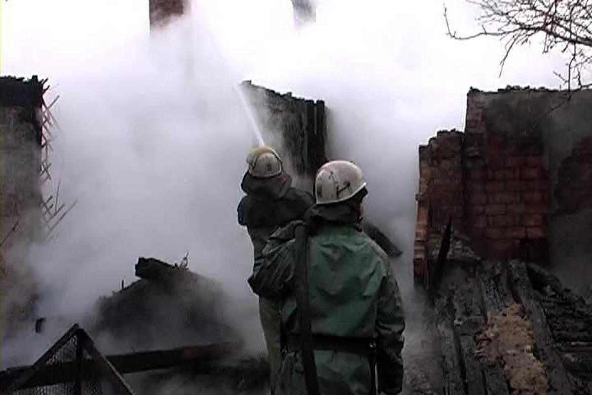 На пожаре погиб мужчина в Луганской области