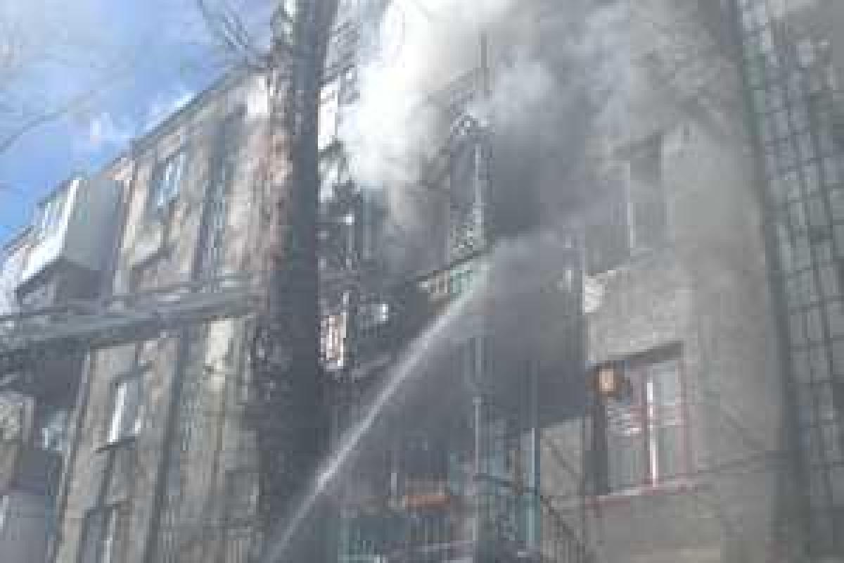 Пожар в Харькове: спасены 12 человек Пожар в Харькове: спасены 12 человек