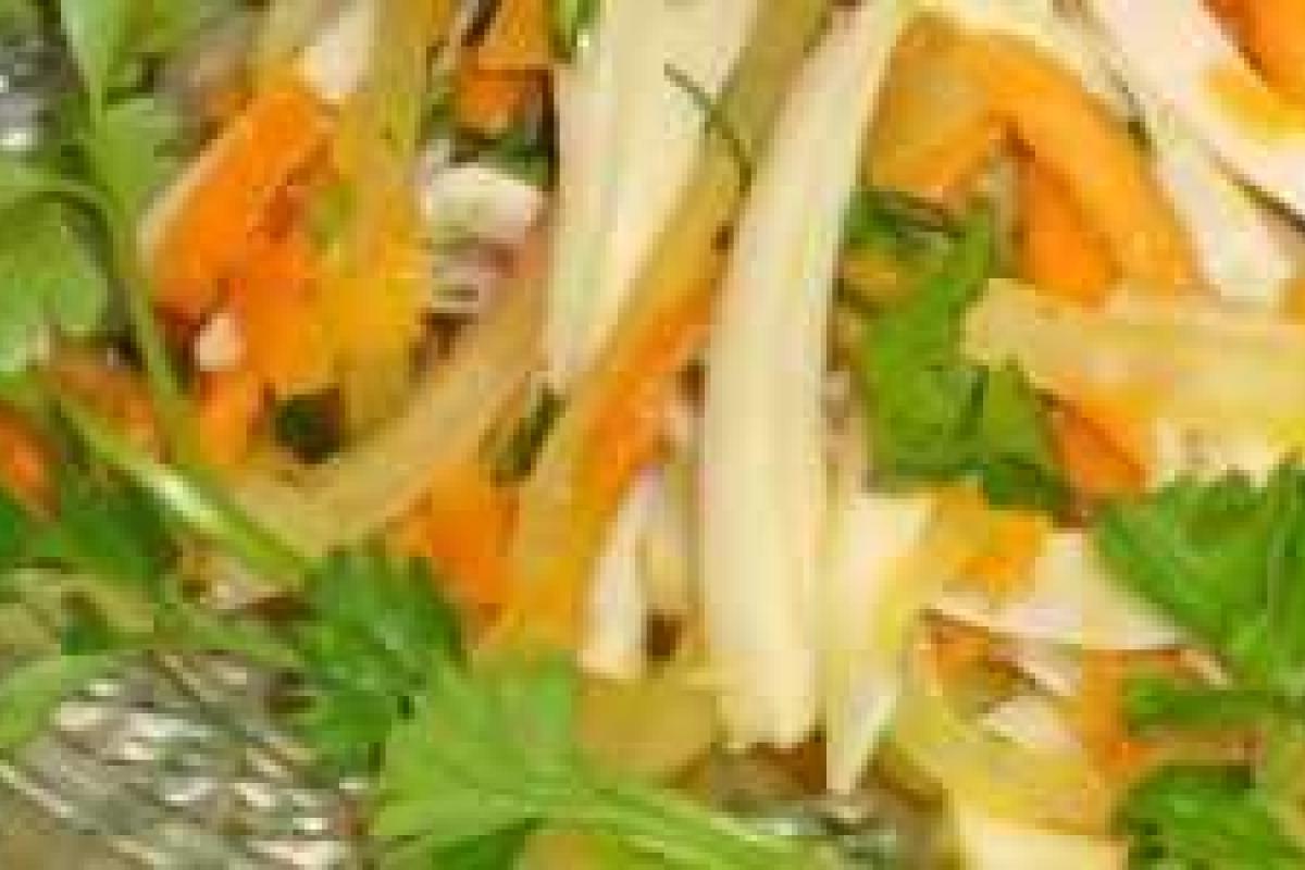 Салат из кальмаров