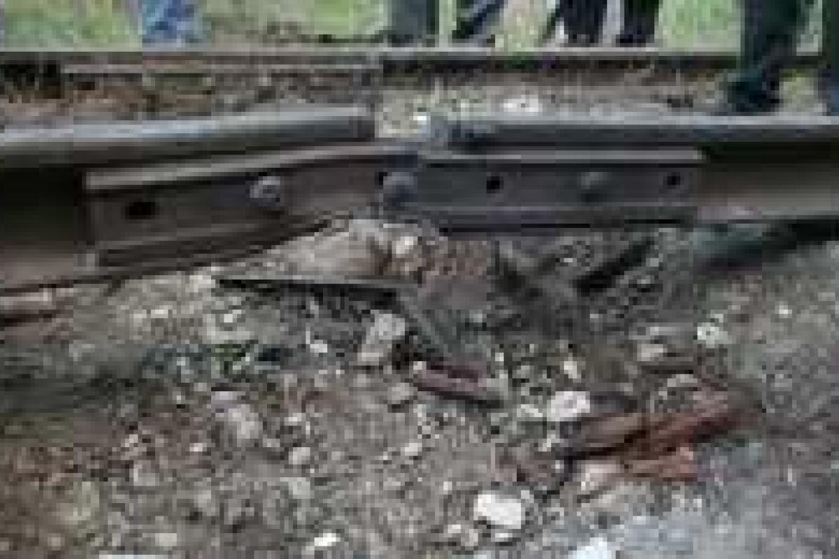 В Марьинском районе Донецкой области неизвестные взорвали железную дорогу