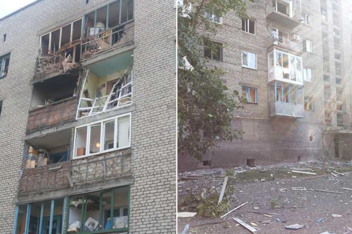 В Ясиноватой снаряды попали в жилые дома В Ясиноватой снаряды попали в жилые дома