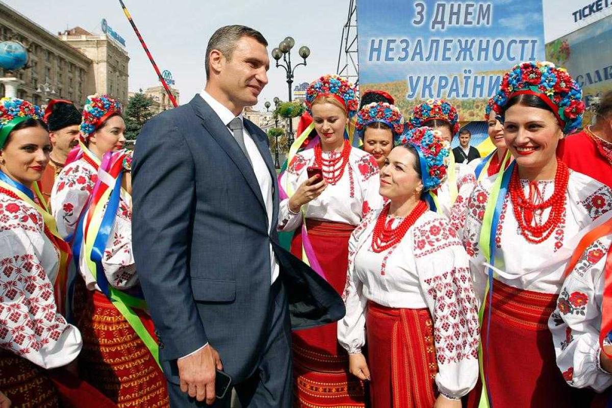 Виталий Кличко гордится патриотами Украины Виталий Кличко гордится патриотами Украины