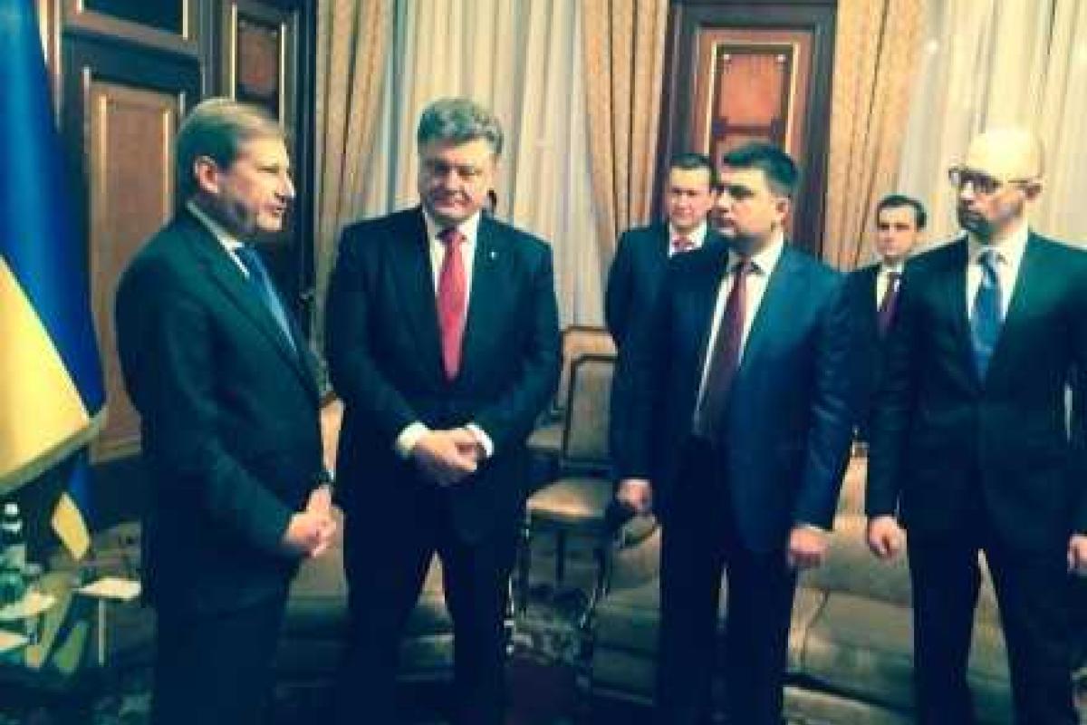 Еврокомиссар Йоханнес Хан заверил Украину в поддержке Евросоюза Еврокомиссар Йоханнес Хан заверил Украину в поддержке Евросоюза