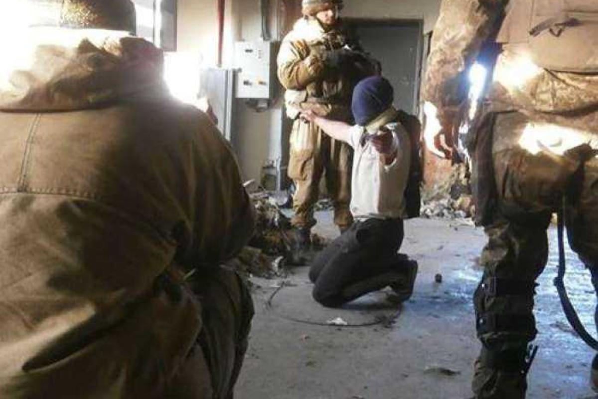 Киборги поймали сепара, - журналист Киборги поймали сепара, - журналист