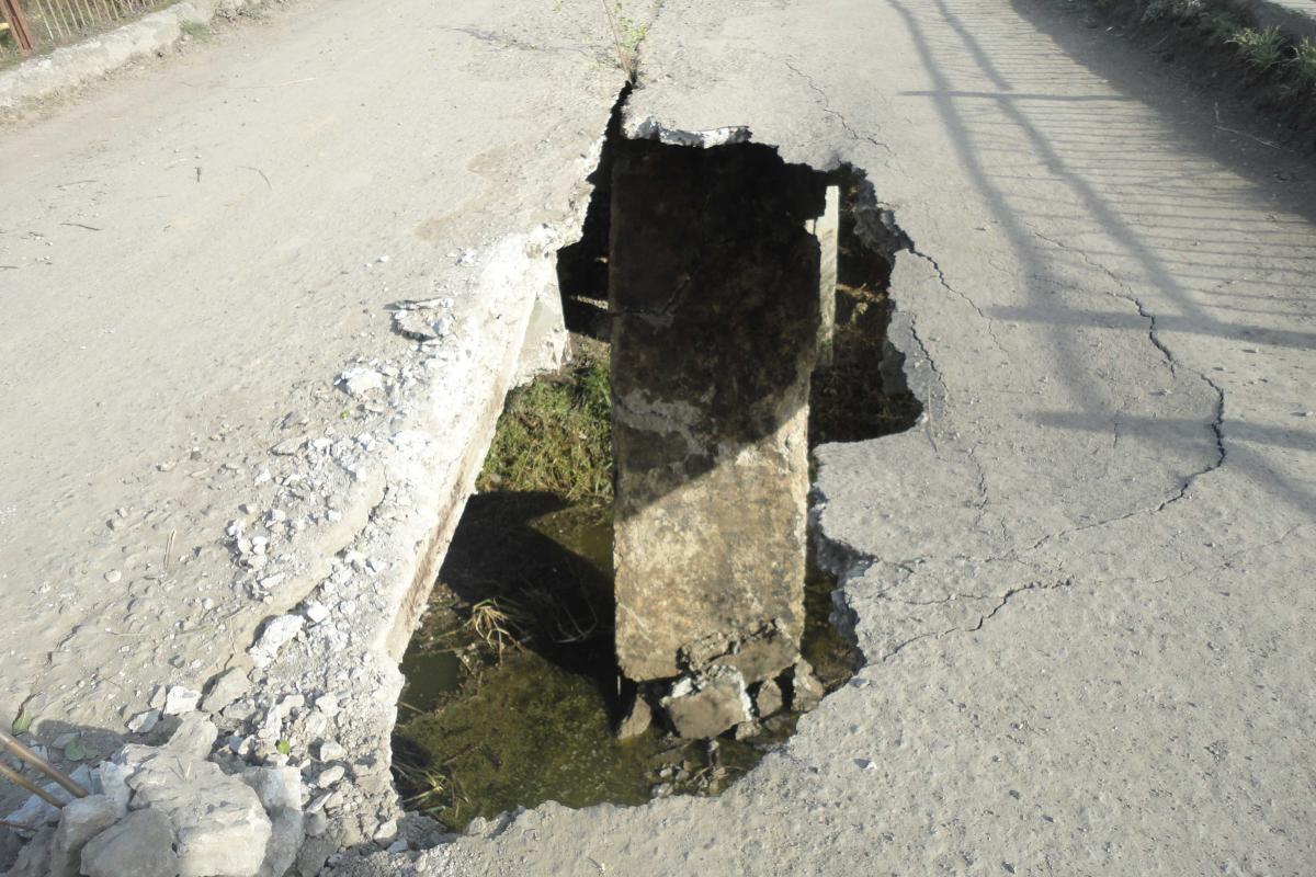 В Береговском районе на Закарпатье разрушился мост В Береговском районе на Закарпатье разрушился мост