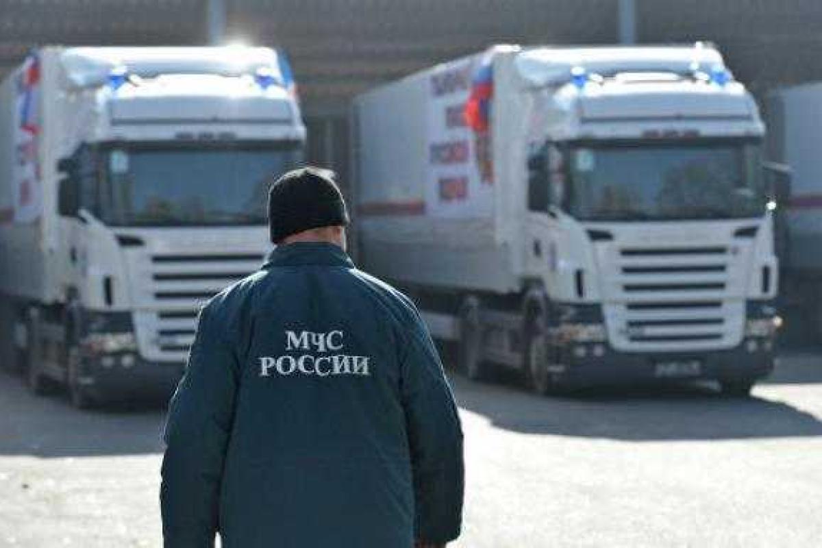 Колонны шестого российского "гумконвоя" отправились в Донецк и Луганск Колонны шестого российского "гумконвоя" отправились в Донецк и Луганск