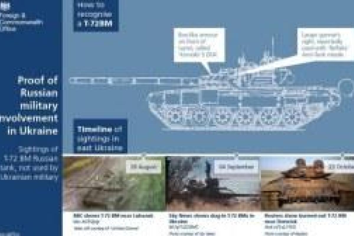 Британское посольство поможет России узнать свои танки на территории Украины Британское посольство поможет России узнать свои танки на территории Украины