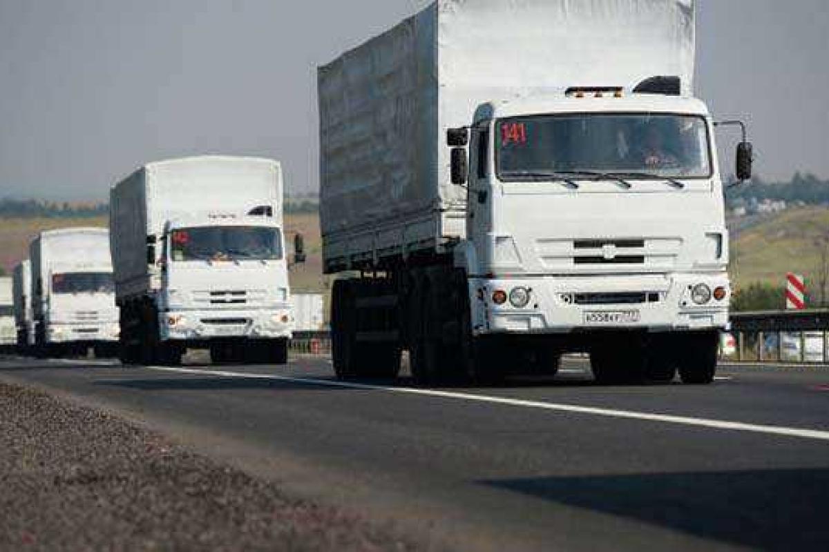 Девятый "гумконвой" Путина отправился на Донбасс Девятый "гумконвой" Путина отправился на Донбасс