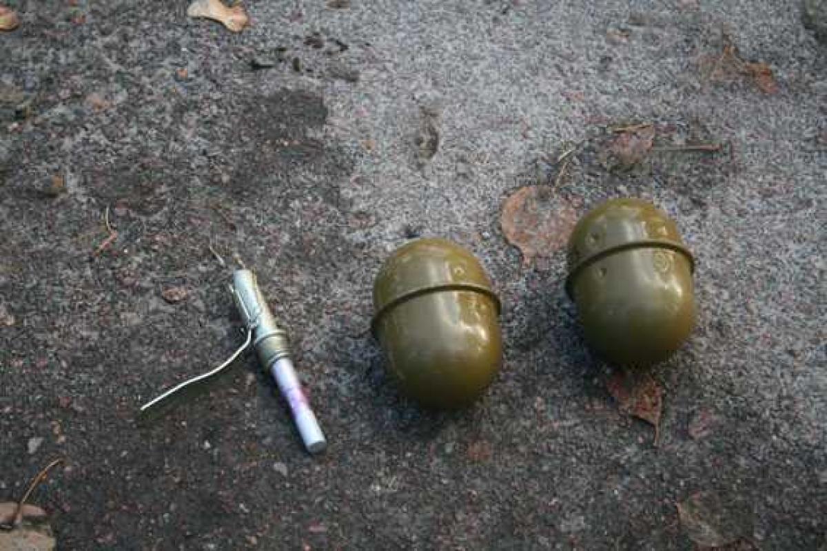 В городском парке на Черниговщине нашли гранату, похожую на боевую В городском парке на Черниговщине нашли гранату, похожую на боевую