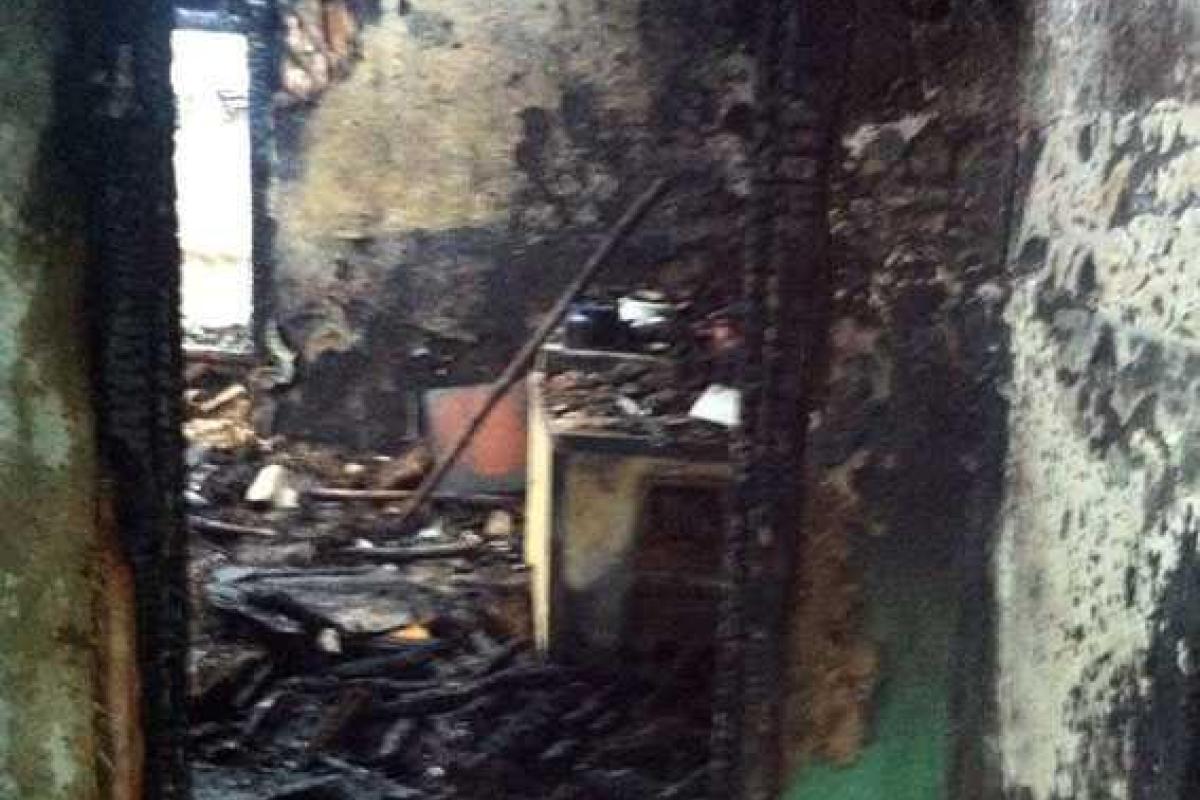 Житель Красного Лимана во время ссоры поджег своего квартиранта