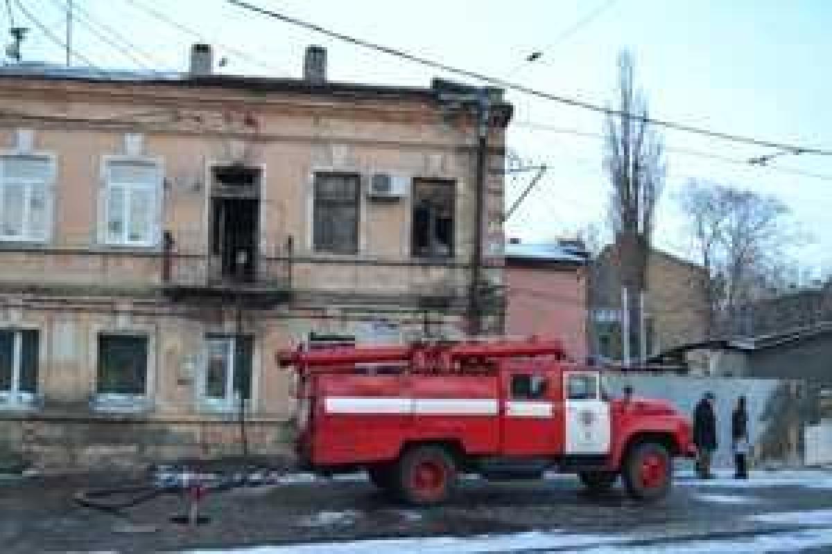 Одесса: в результате пожара в старом центре города погибла 77-летняя старушка