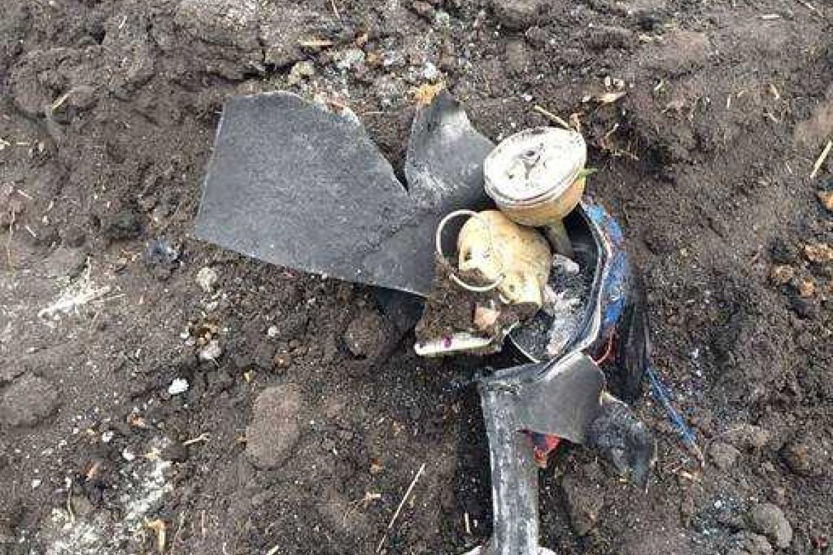 На обочине трассы «Лисичанск-Артемовск» обнаружили "подарок" от "Призрака"