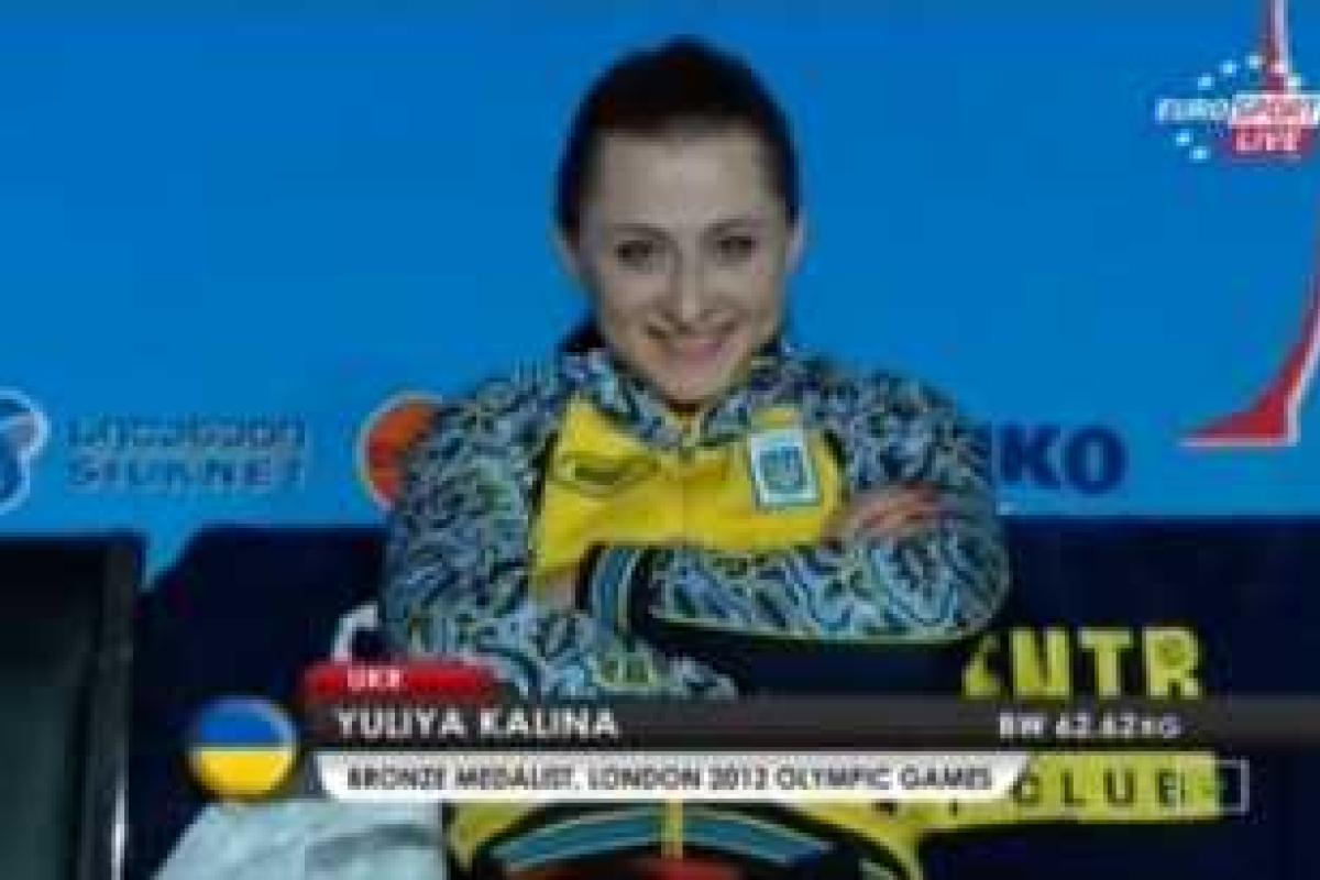 Мариупольчанка Юлия Калина завоевала «золото» чемпионата Европы по тяжелой атлетике Мариупольчанка Юлия Калина завоевала «золото» чемпионата Европы по тяжелой атлетике