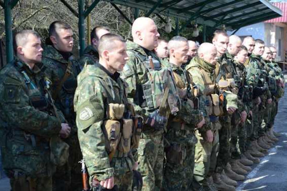 В зону АТО отправились бойцы спецбатальона "Тернополь"