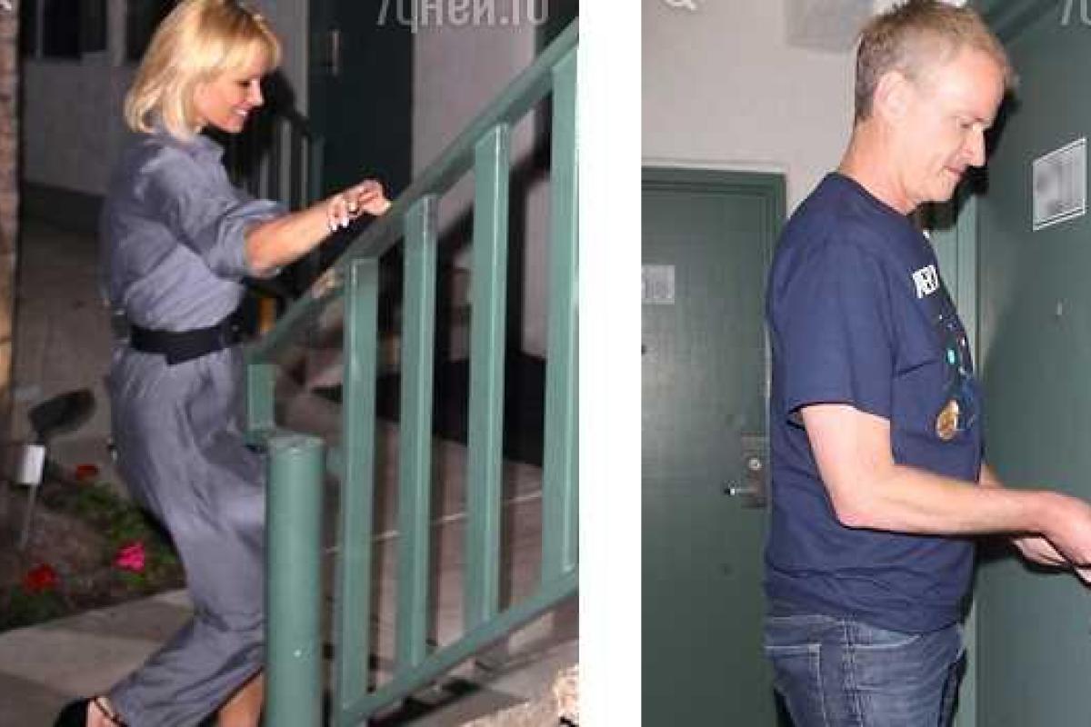 Памела Андерсон спасается от бывшего мужа в объятиях нового возлюбленного