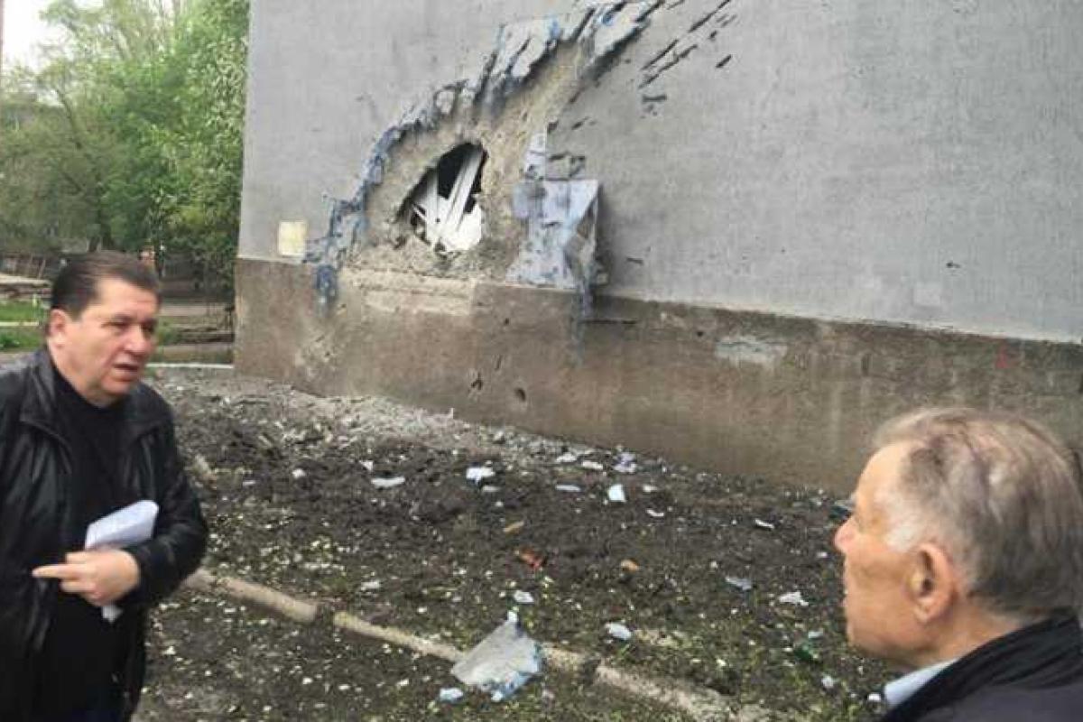 Появились фото Донецка после ночных обстрелов Появились фото Донецка после ночных обстрелов