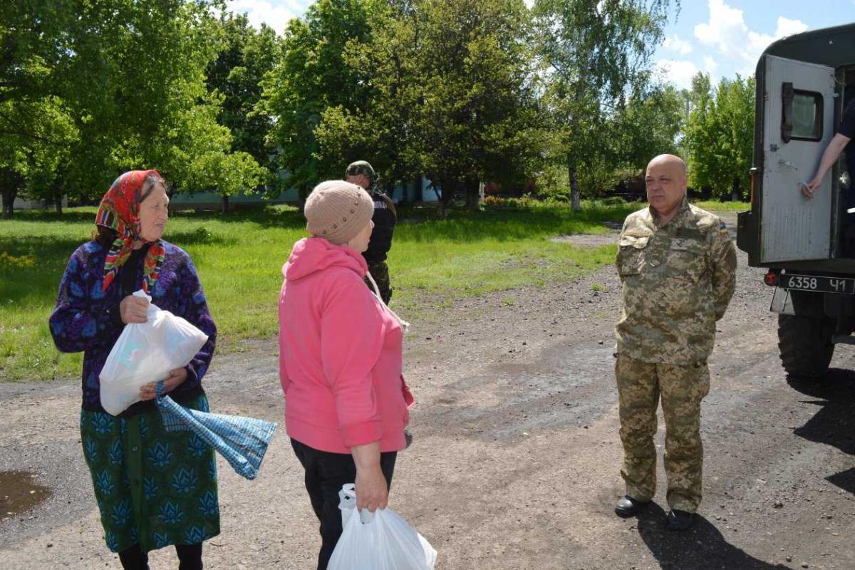 Москаль посетил населенные пункты на административной границе Луганской и Донецкой областей Москаль посетил населенные пункты на административной границе Луганской и Донецкой областей