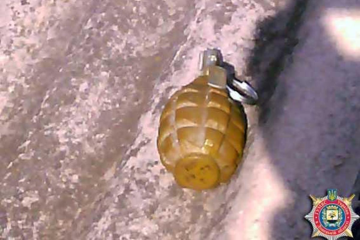 У жителей Марьинского района Донетчины изъяли боевые гранаты