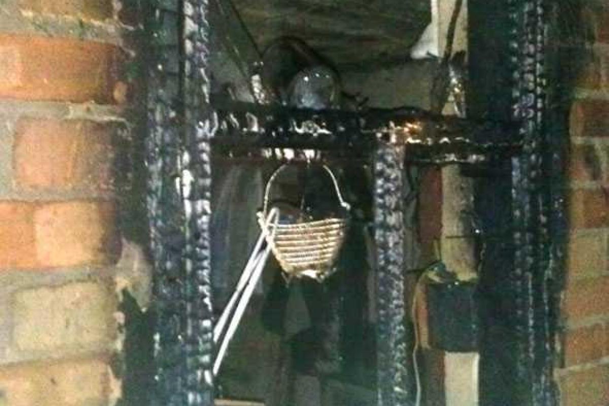На Полтавщине спасатели ликвидировали пожар на территории частного хозяйства