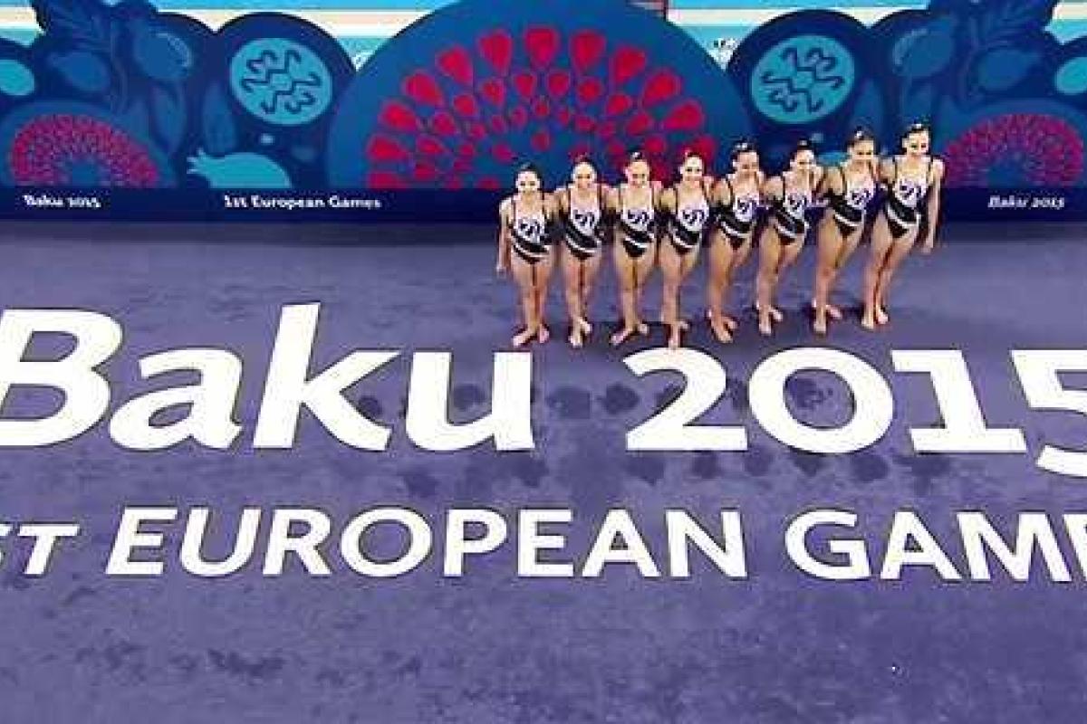 Сборная Украины по синхронному плаванию квалифицировалась в финал Европейских игр