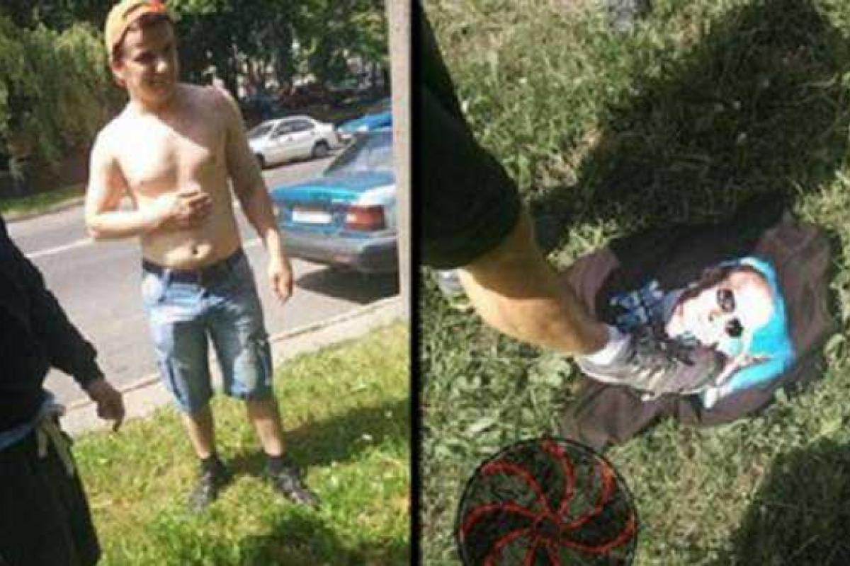 В Беларуси прямо на улице раздевают любителей Путина