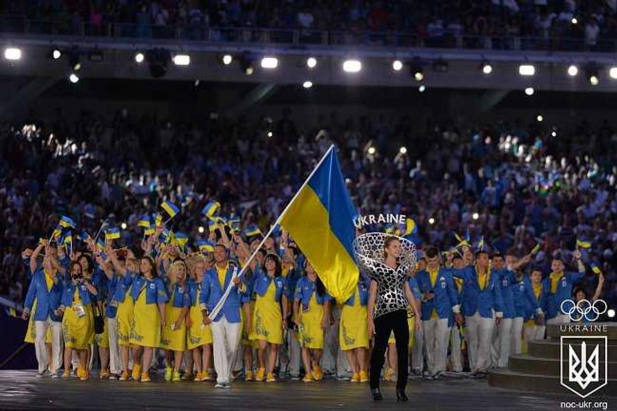 В Баку на Европейских играх украинскую сборную встречали овациями В Баку на Европейских играх украинскую сборную встречали овациями