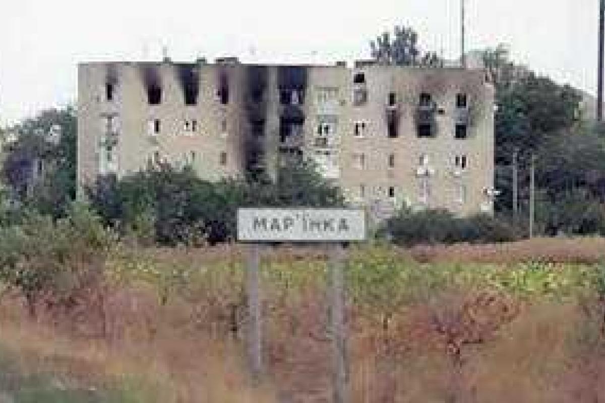 Боевики обстреливают Марьинку из минометов и САУ, - комбат «Киев-1» Боевики обстреливают Марьинку из минометов и САУ, - комбат «Киев-1»