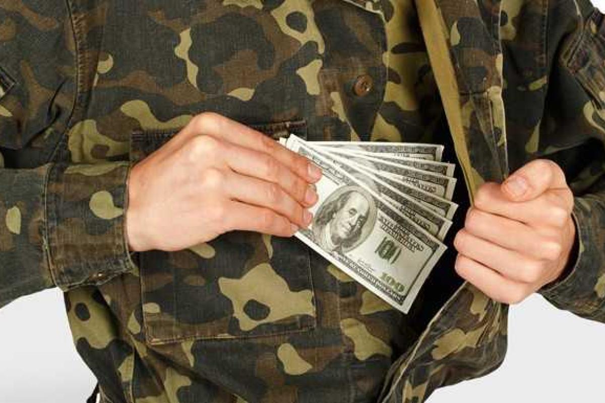 На взятке задержан офицер штаба ВСУ