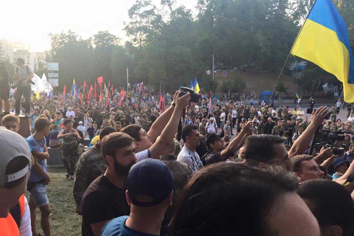 Акция "Марш Святослава" на Майдане Независимости - видеотрансляция Акция "Марш Святослава" на Майдане Независимости - видеотрансляция