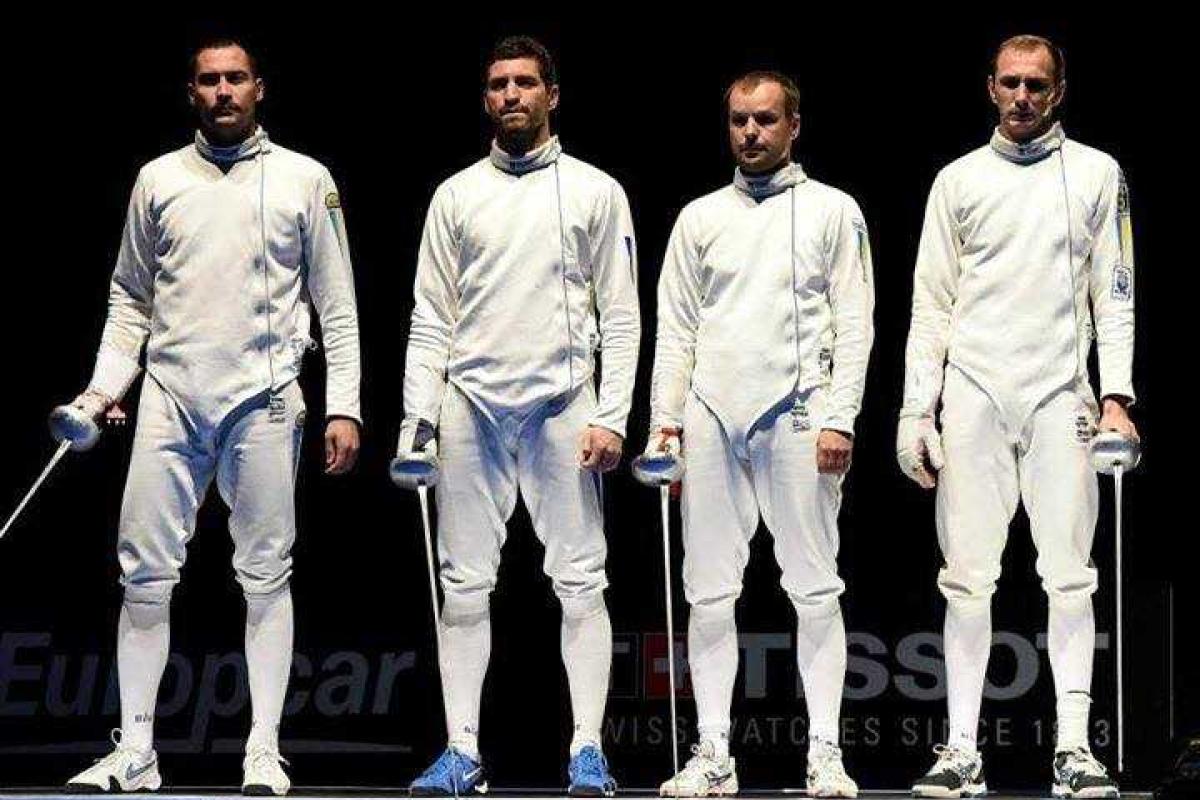 Мужская сборная Украины шпажистов выиграла Чемпионат мира по фехтованию в Москве Мужская сборная Украины шпажистов выиграла Чемпионат мира по фехтованию в Москве