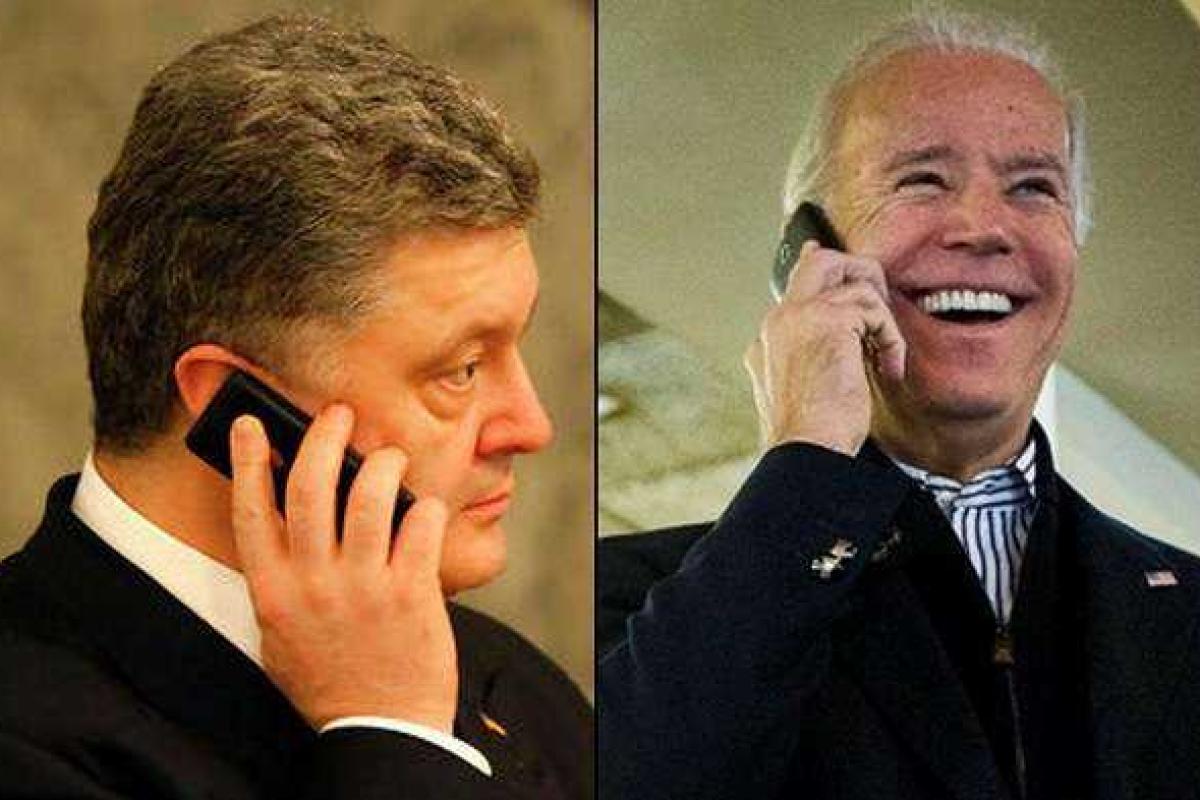 "Заграница нам поможет": Байден по телефону заверил Порошенко в поддержке США "Заграница нам поможет": Байден по телефону заверил Порошенко в поддержке США
