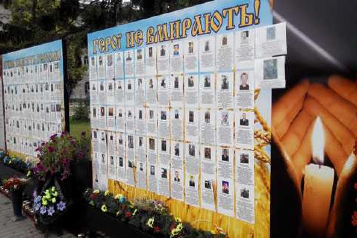 В Чернигове хулиганы чуть не сожгли стенд памяти героев АТО В Чернигове хулиганы чуть не сожгли стенд памяти героев АТО