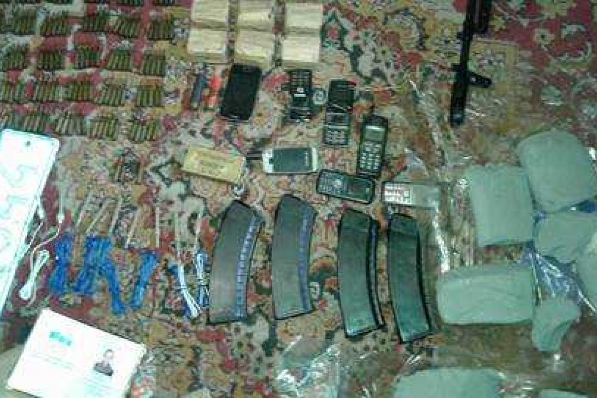 На Донетчине в квартире боевика нашли тайник со взрывчаткой