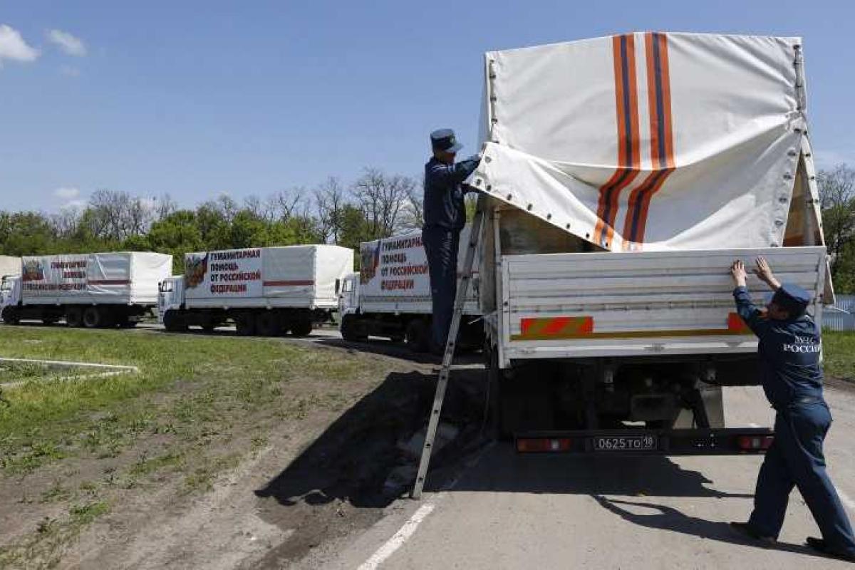 В Украину едет 36-й путинский гумконвой В Украину едет 36-й путинский гумконвой