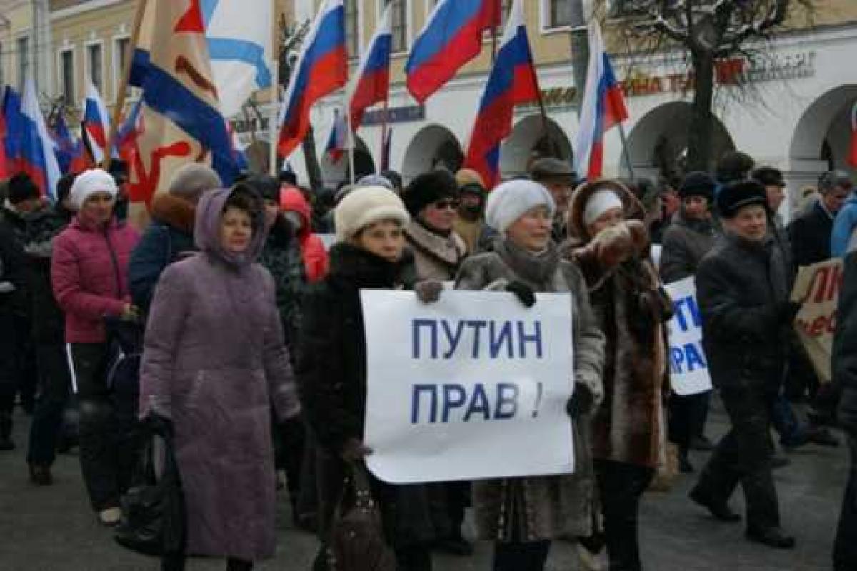 Россиянка рассказывает сыну, проживающему в США, что Украины больше нет