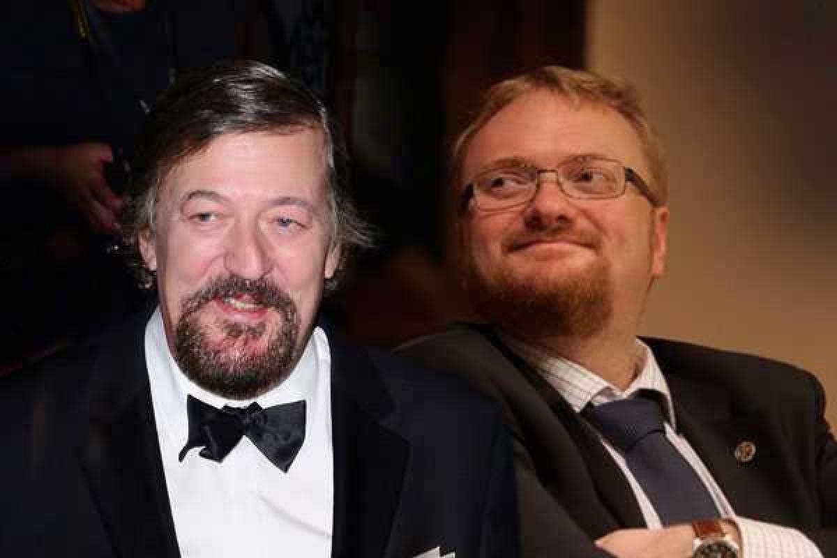 Милонов нетрадиционно поздравил Фрая с днем рождения