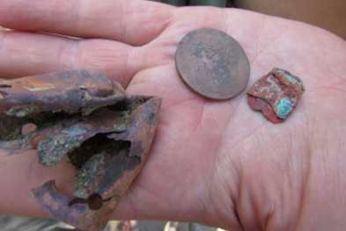В Мариуполе нашли старинный клад