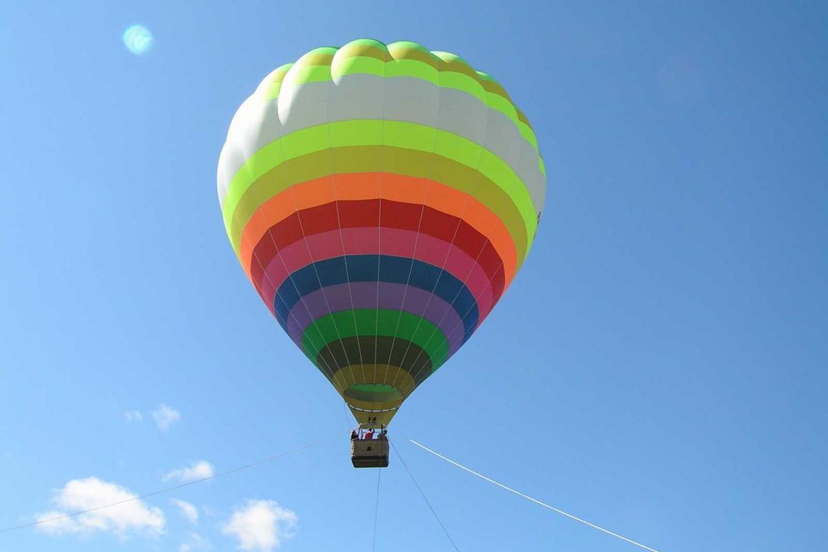 В США воздушный шар с людьми приземлился на линии электропередачи В США воздушный шар с людьми приземлился на линии электропередачи