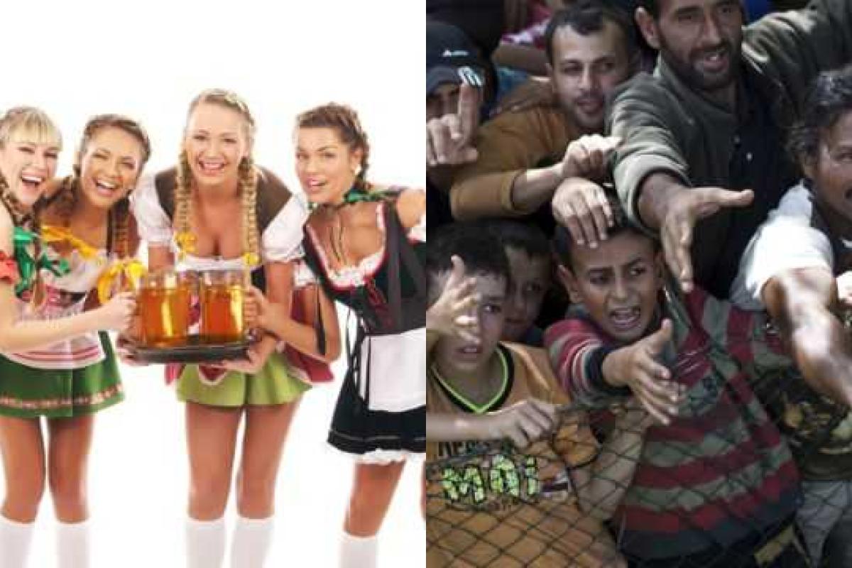 В Германии девушкам с "Октоберфеста" стоит оберегаться беженцев
