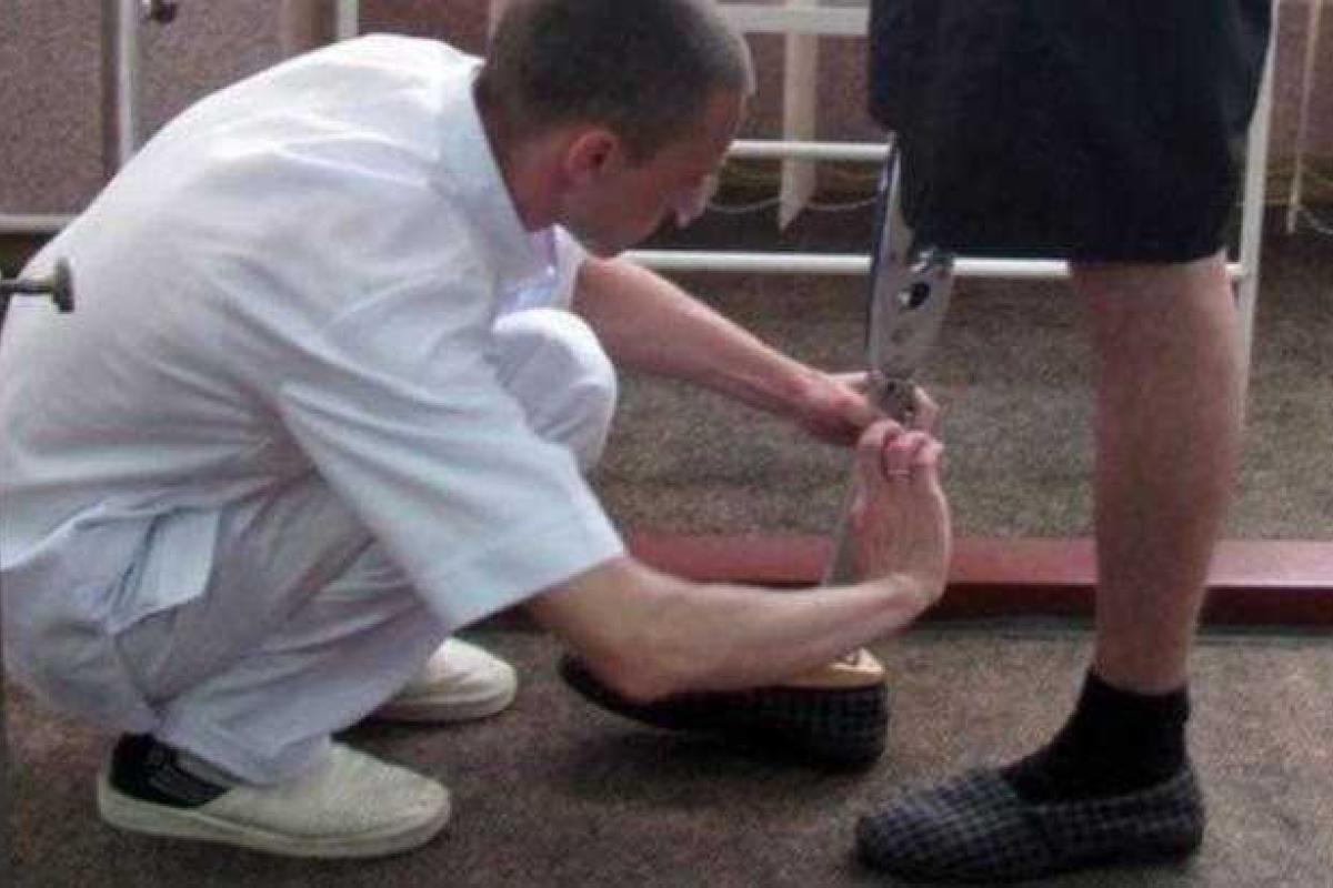 В Украину после протезирования в Италии вернулись трое бойцов АТО