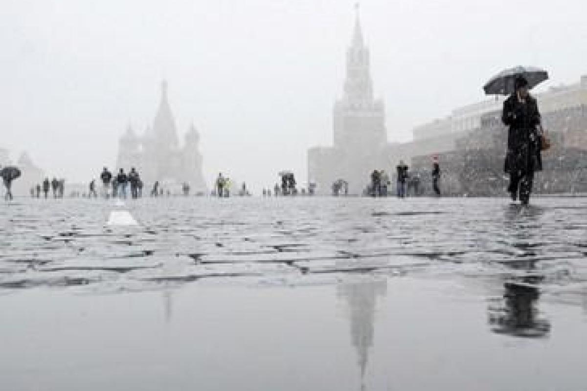 В Москве сегодня выпал первый снег В Москве сегодня выпал первый снег