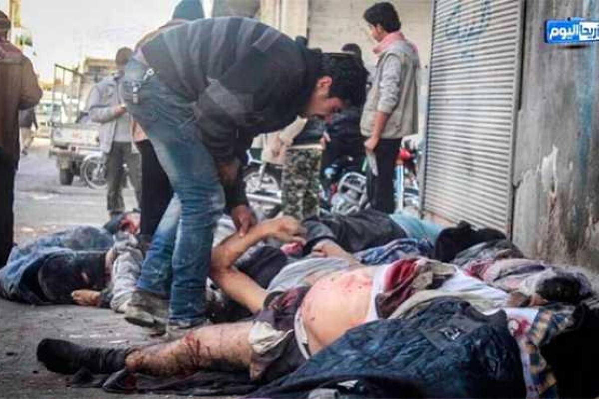 Российские самолеты разбомбили продовольственный рынок в Сирии. Более 40 убитых (+18) Российские самолеты разбомбили продовольственный рынок в Сирии. Более 40 убитых (+18)