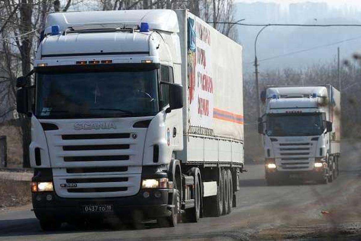 Очередной путинский гумконвой вторгся на Донбасс Очередной путинский гумконвой вторгся на Донбасс