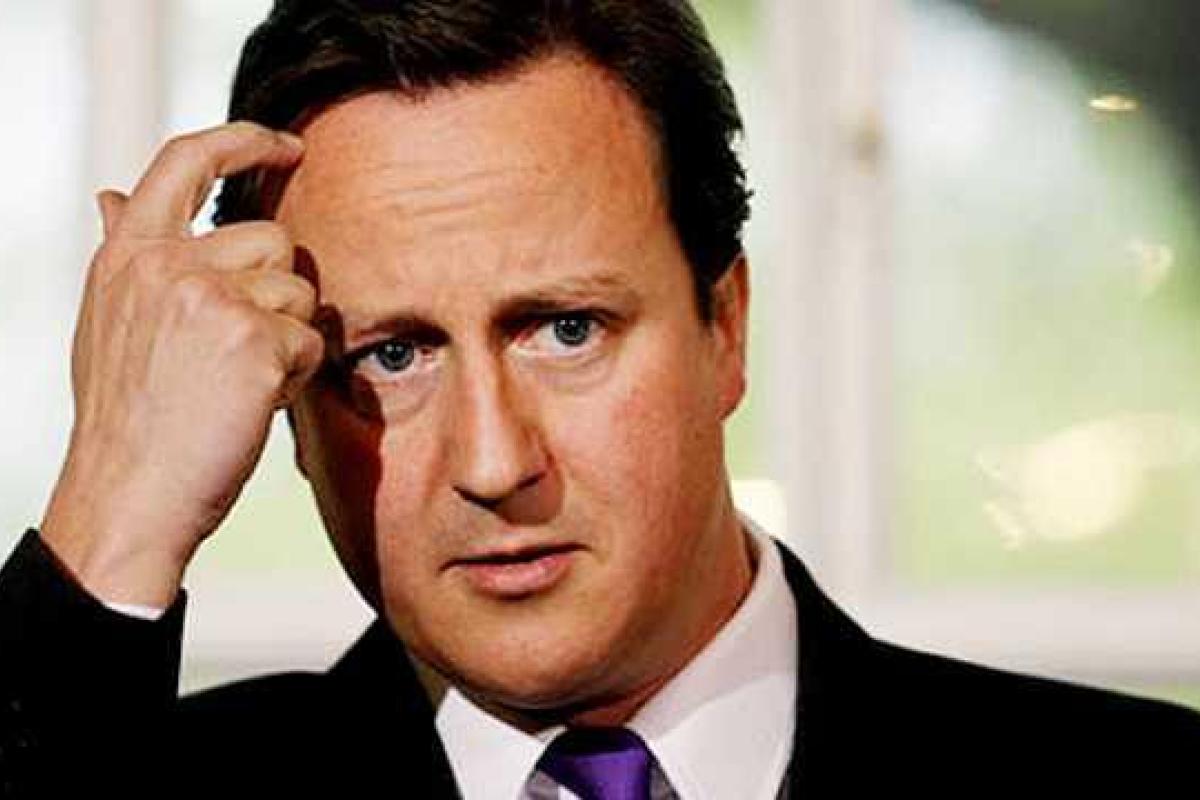 В ходе празднования Ночи Гая Фокса сожгли чучело Дэвида Кэмерона