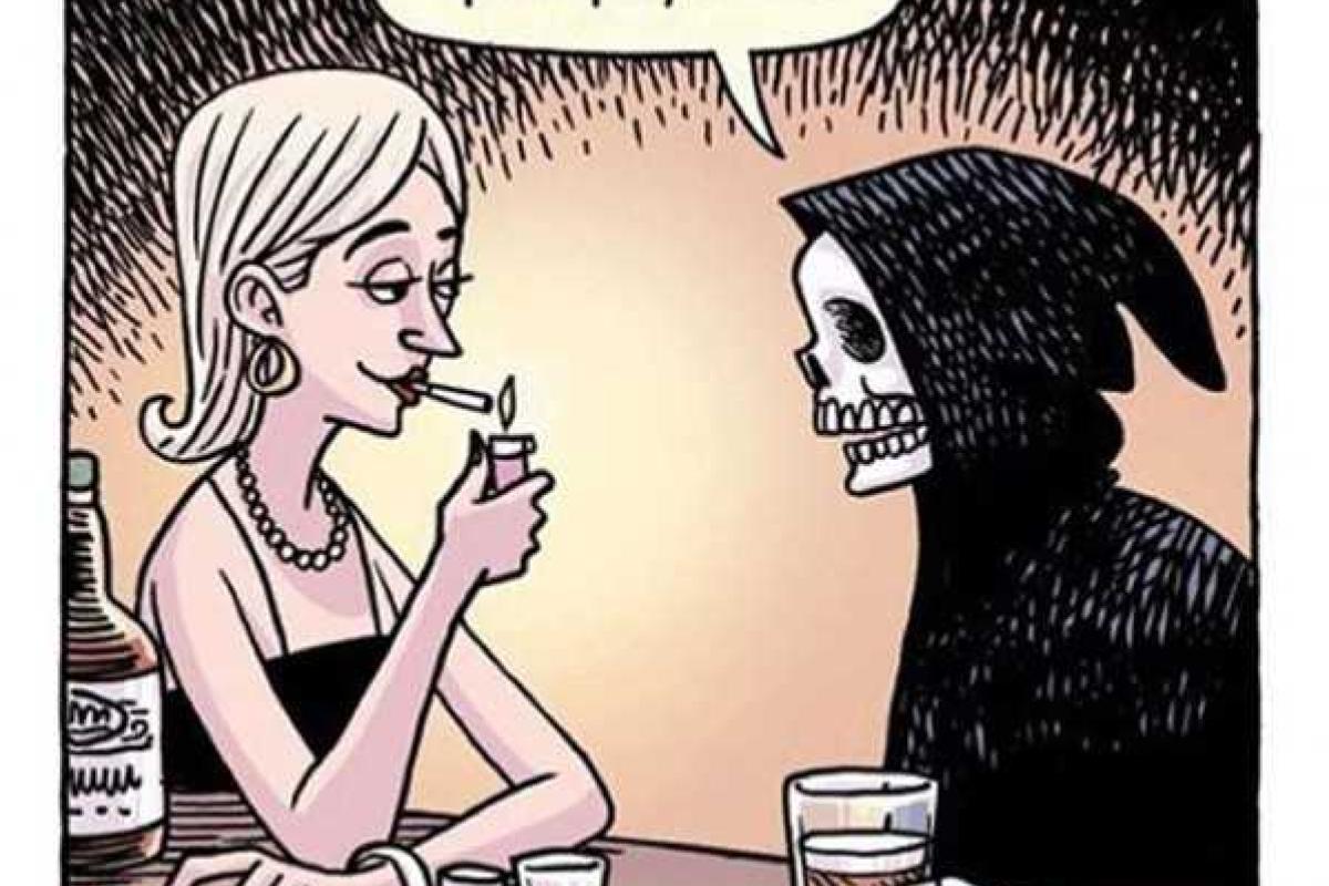 Собчак в свой день рождения решила пофлиртовать со смертью