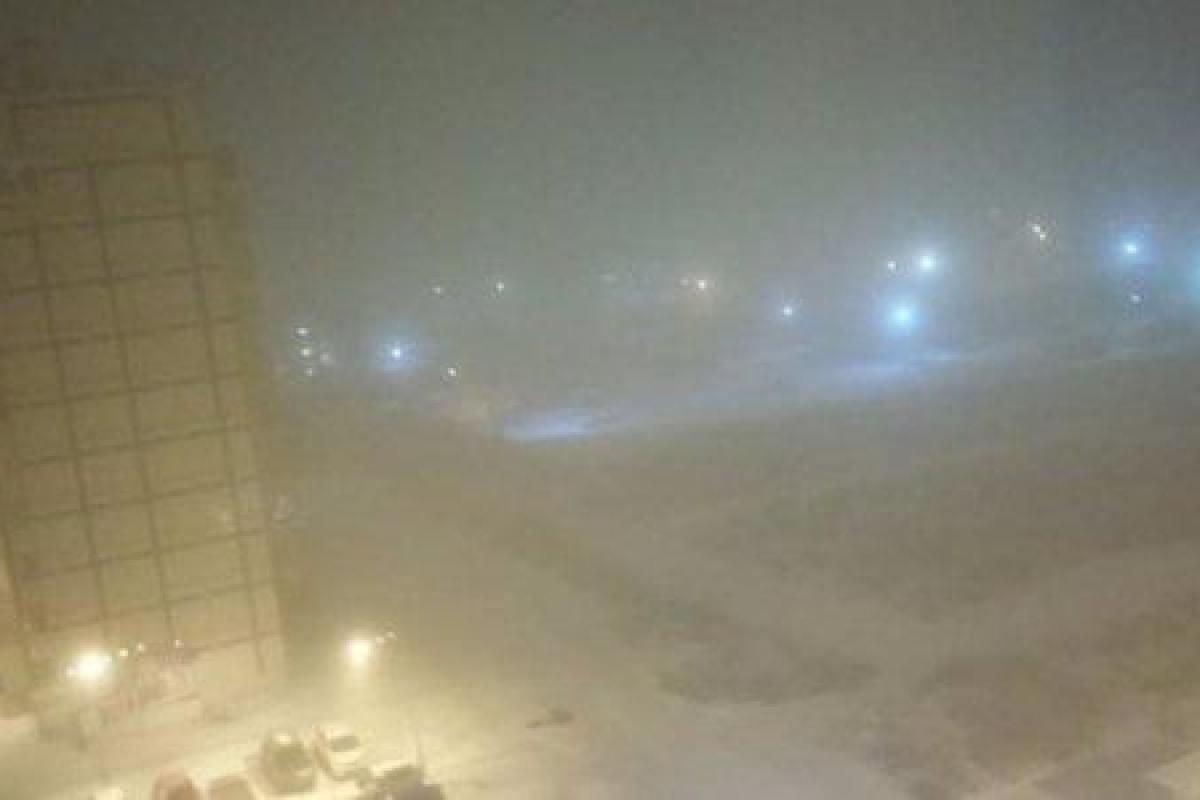 Жителей Красноярска напугал туман и странный шум Жителей Красноярска напугал туман и странный шум