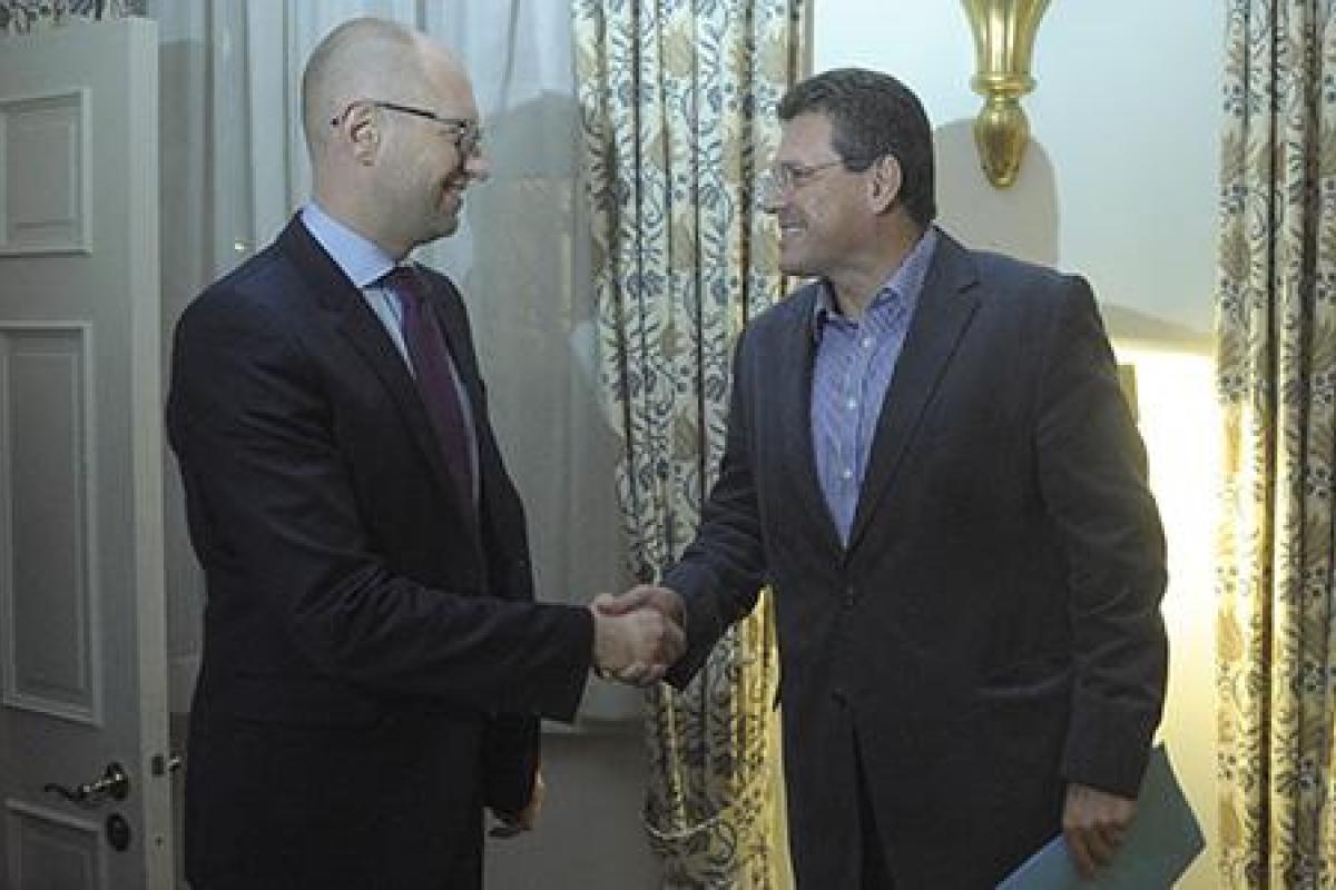 Яценюк прибыл в Брюссель для участия в заседании Совета ассоциации Украины - ЕС